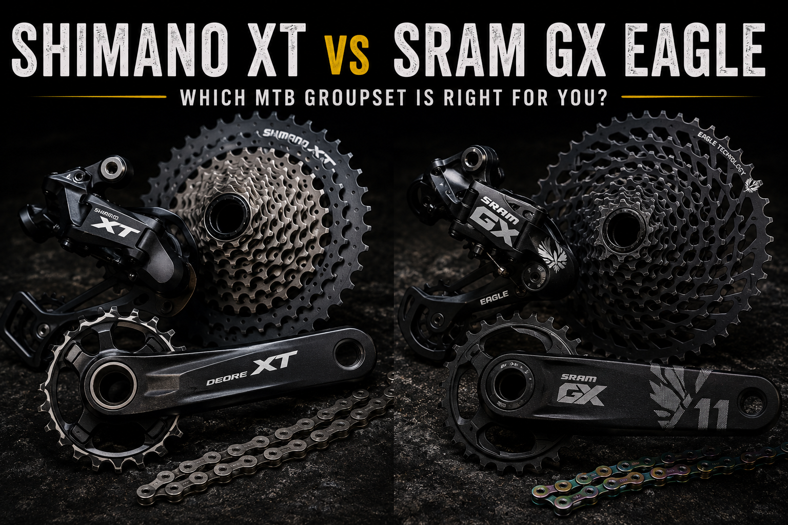 Shimano XT vs SRAM GX Eagle: Which Is Better in 2026?